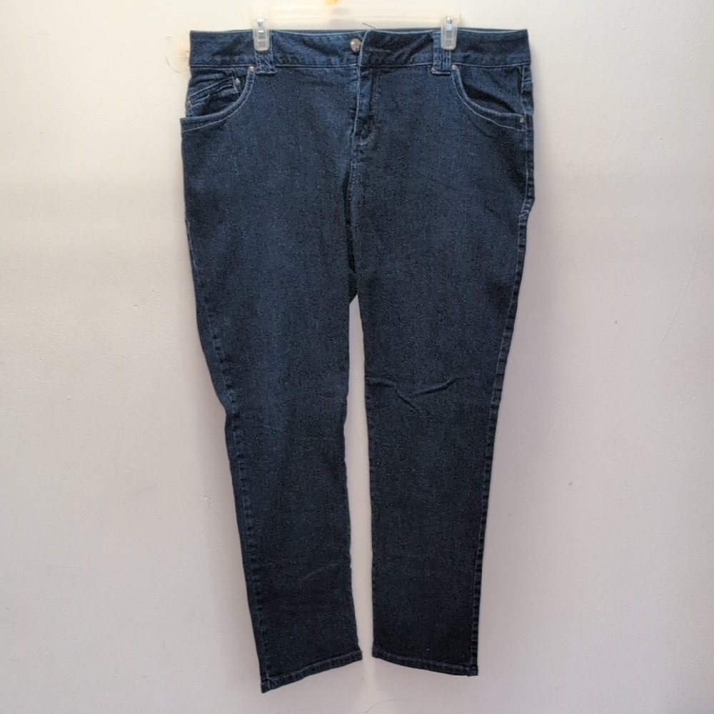 Lane Bryant Blue Straight Leg Jeans Classic Style